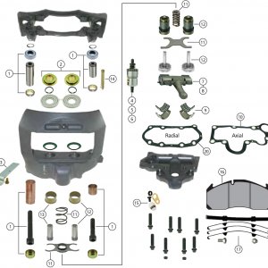 BRAKE CALIPER REPAIR KITS BOM