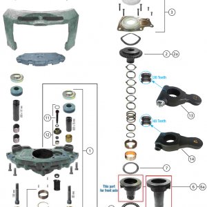 BRAKE CALIPER REPAIR KITS BOM