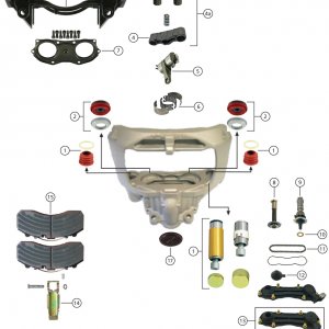 BRAKE CALIPER REPAIR KITS BOM