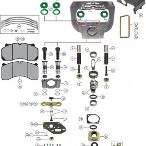 BRAKE CALIPER REPAIR KITS BOM