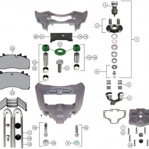 BRAKE CALIPER REPAIR KITS BOM